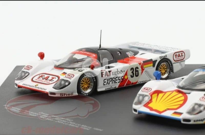 Dauer Porsche 962 (2 car set)diecast car model 1;43. 3
