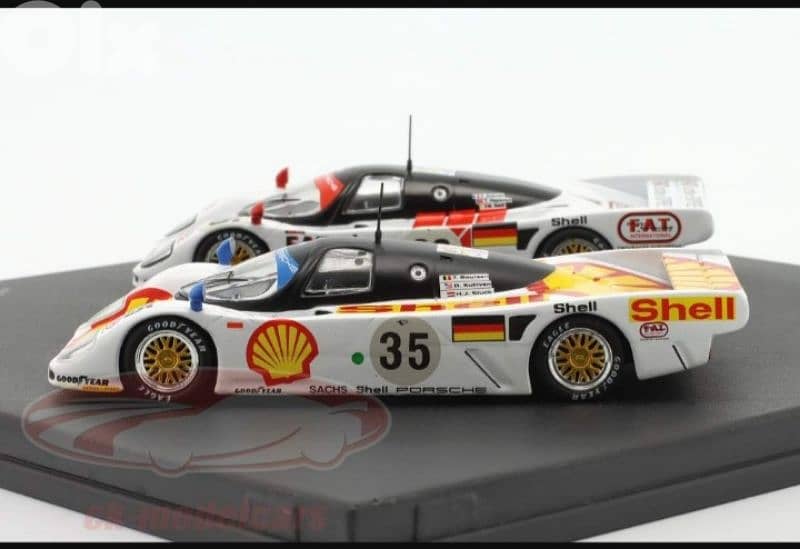 Dauer Porsche 962 (2 car set)diecast car model 1;43. 4