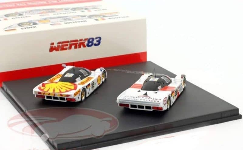 Dauer Porsche 962 (2 car set)diecast car model 1;43. 7