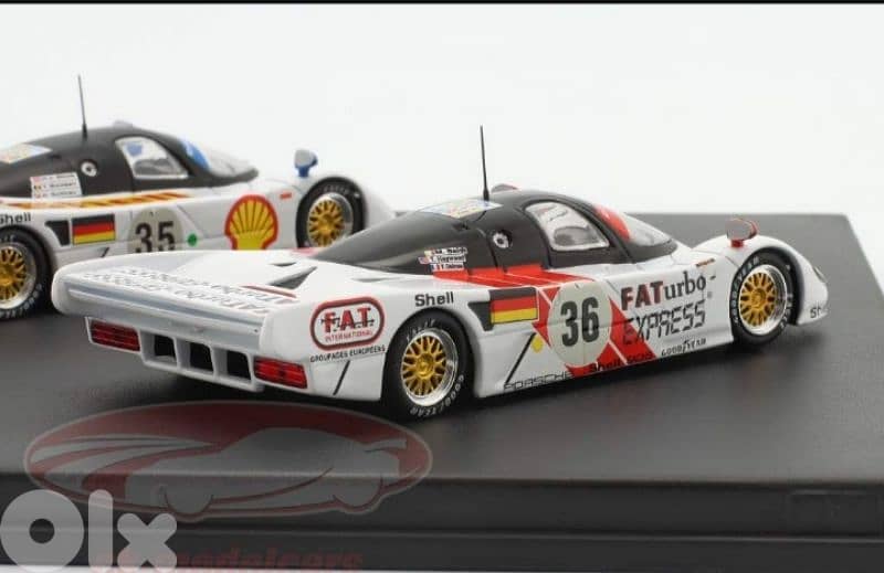 Dauer Porsche 962 (2 car set)diecast car model 1;43. 8