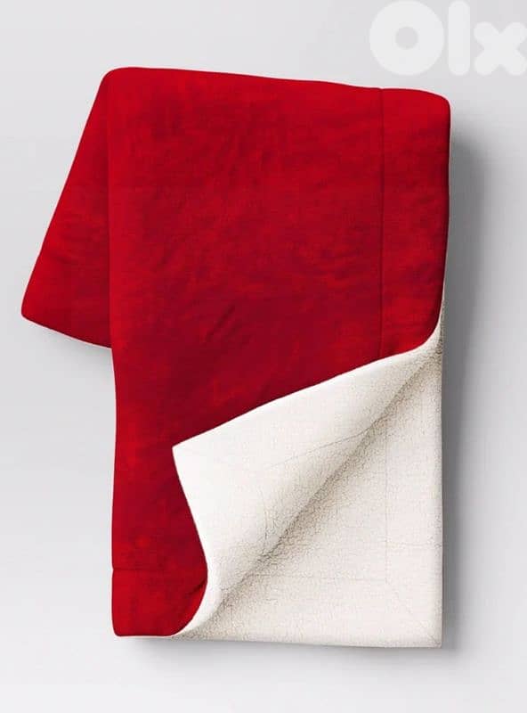 threshold faux shearling blanket 0