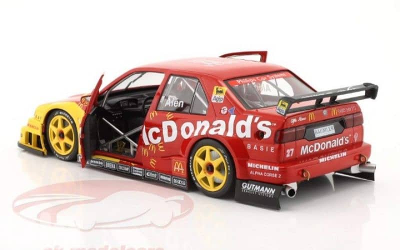 Alfa Romeo 155 V6  McDonald's (DTM Helsinki'95) diecast car model 1;18 7