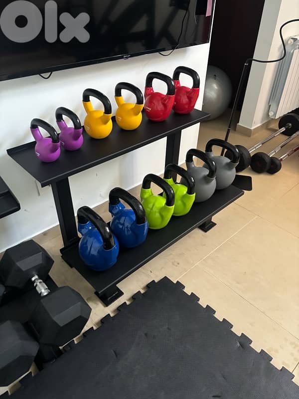 kettle bell stand 0