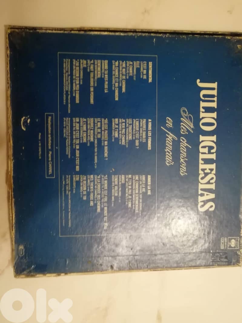 Julio Iglesias "mes chansons en Francais" 3+1 vinyl box set 2