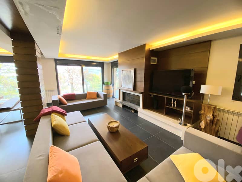 Chalet for sale in Tilal al Assal/ Decorated/ Furnished 4