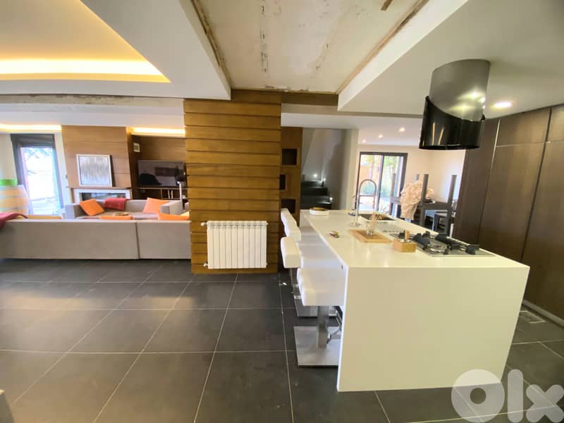 Chalet for sale in Tilal al Assal/ Decorated/ Furnished 5