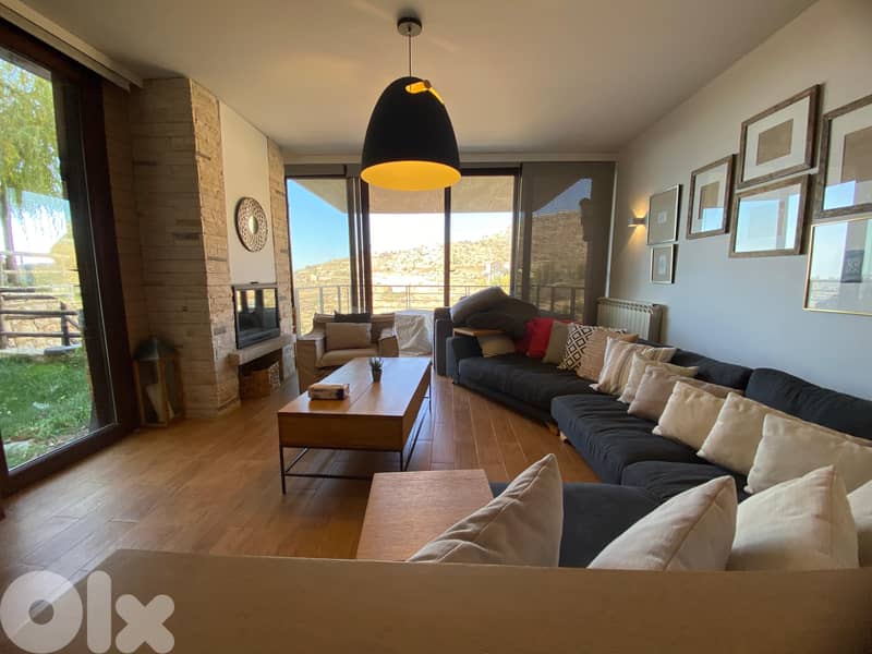 Chalet for sale in Faqra/ Decorated/ Furnished/ Garden/ View 2
