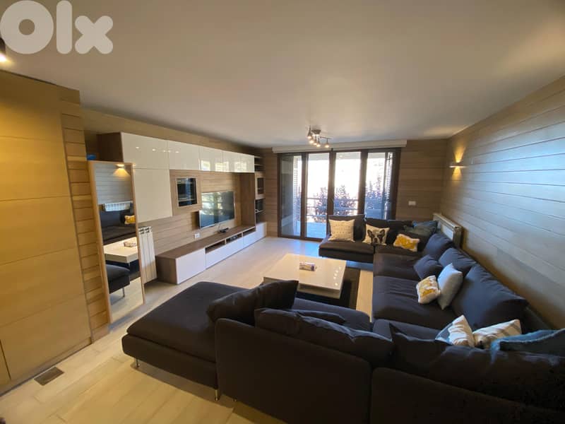 Chalet for sale in Faqra/ Decorated/ Furnished/ Garden/ View 3