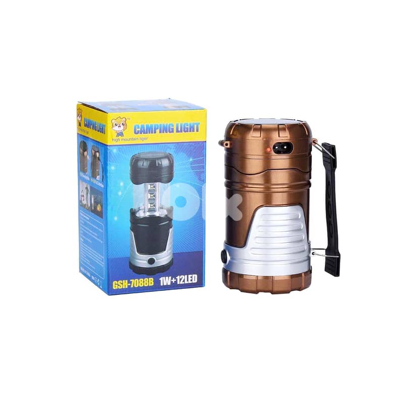 Outdoor Camping Solar Charger LED Lantern Rechargeable USB Flash Light 3