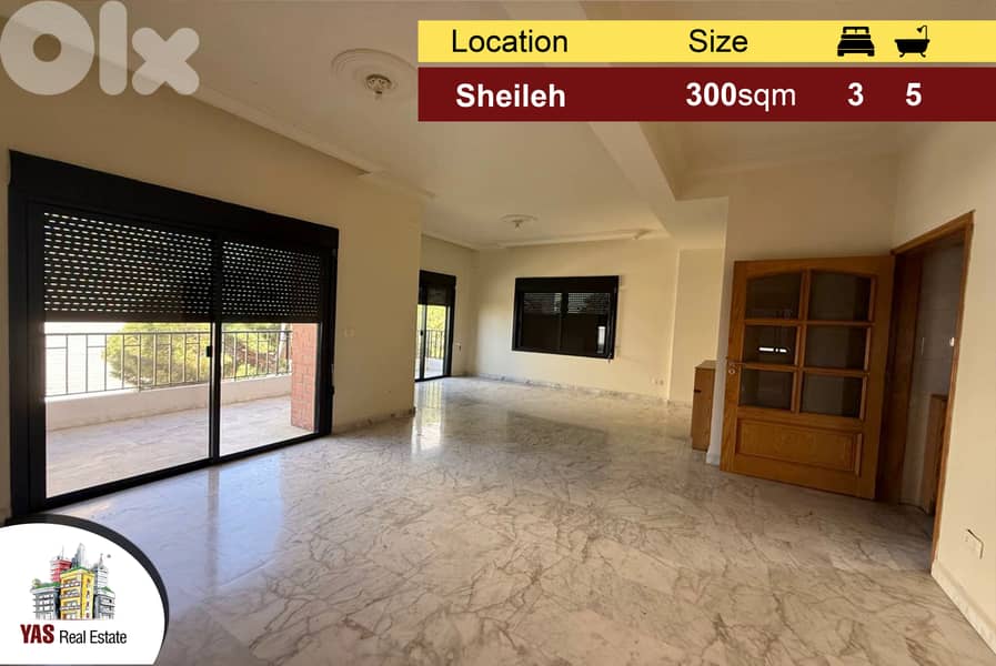 Sheileh 300m2 | Prime Location | High End | Flat | Quiet Street | AC | 0