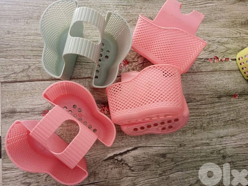 silicone kitchen sink tools storage hanging basket 3