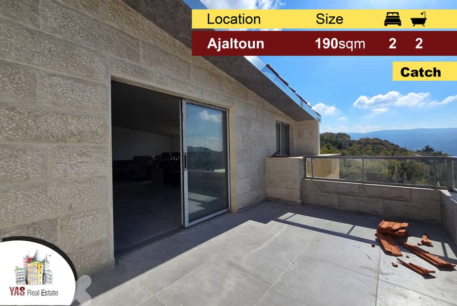 Ajaltoun 190m2 | Brand New | Luxurious | Mountain View | Catch |DA | 0
