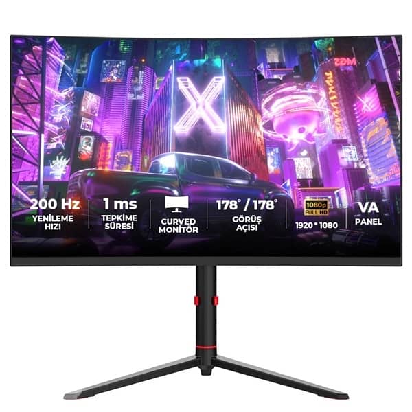 Havit 27” 200hz curved gaming monitor 1