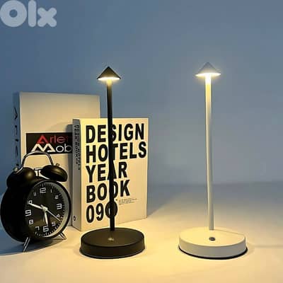 Minimalist Table Lamp: Scandinavian Design, Warm LED Light