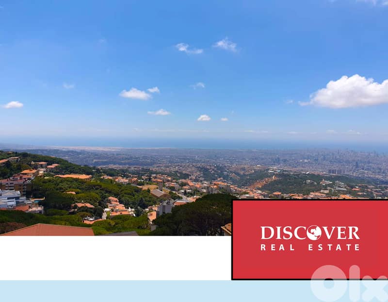 stunning 270-degree view of the sea | apartment for sale in Beit Mery 0