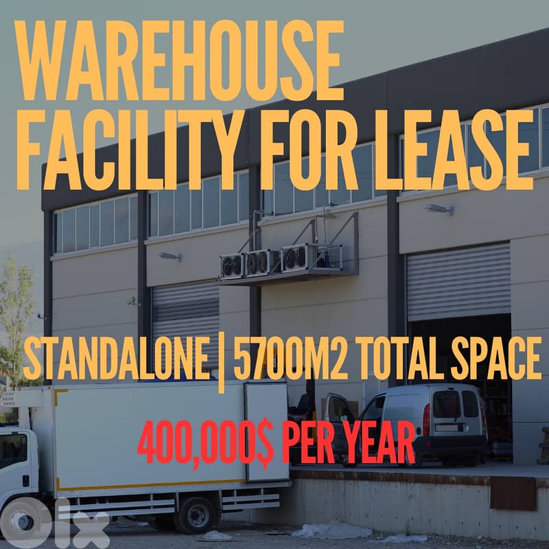 JH24-3717 Warehouse 5700m2 for rent in Dekweneh 0