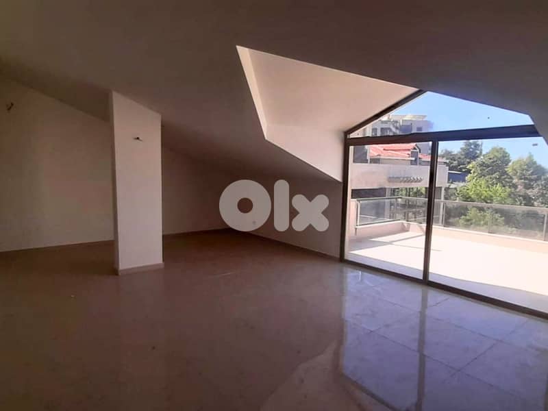 L16337-Duplex With a Large Terrace For Sale in Bsalim 0