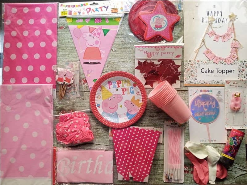 Peppa pig birthday theme 1