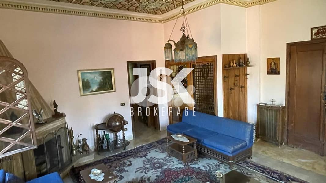 L14911-A Traditional Old House With Garden for Sale In Mansourieh 0