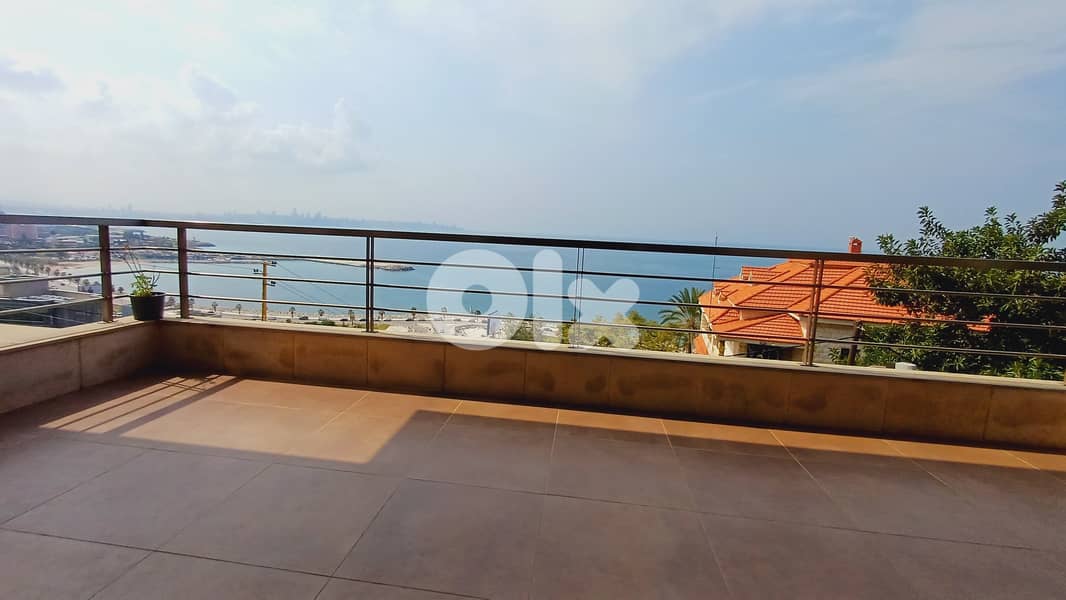 Apartment for sale in Dbayeh/Amazing View/ Decorated/ Furnished 0