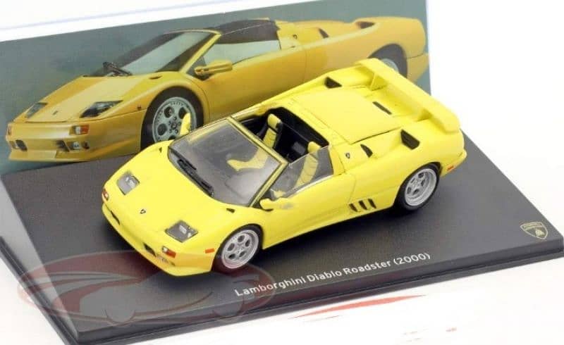 Lamborghini Diablo Roadster (2000) diecast car model 1;43 0