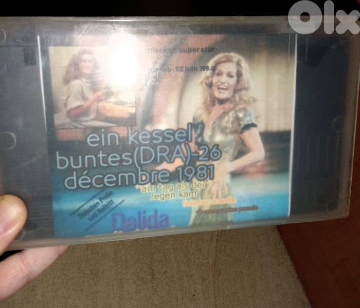 dalida vhs tape SUPER RARE 0