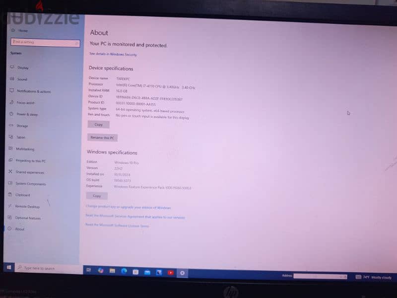 i7 pc البيع باسرع وقت gtx 1050ti 1