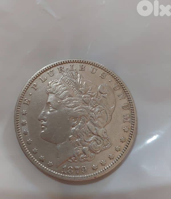 USA silver Morgan Dollar year 1879 "O"mint  weight 26.6 grams 0