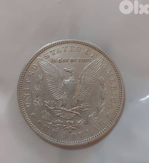 USA silver Morgan Dollar year 1879 "O"mint  weight 26.6 grams 1