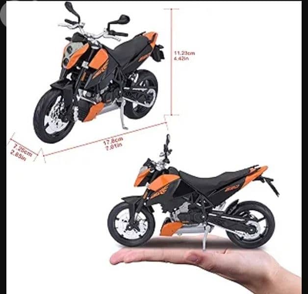 KTM 690 Duke diecast motorcycle model 1:12 4