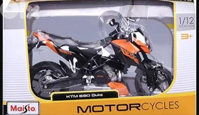 KTM 690 Duke diecast motorcycle model 1:12 5
