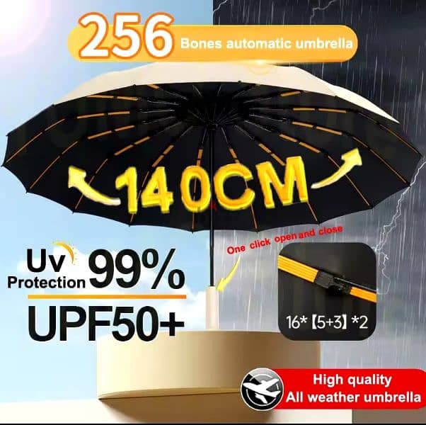 top quality 24 / 48 bones windproof automatic umbrella شمسية شماسي 4