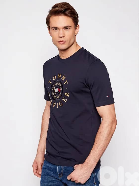 Tommy Hilfiger - Tshirt Navy Blue Size L 4