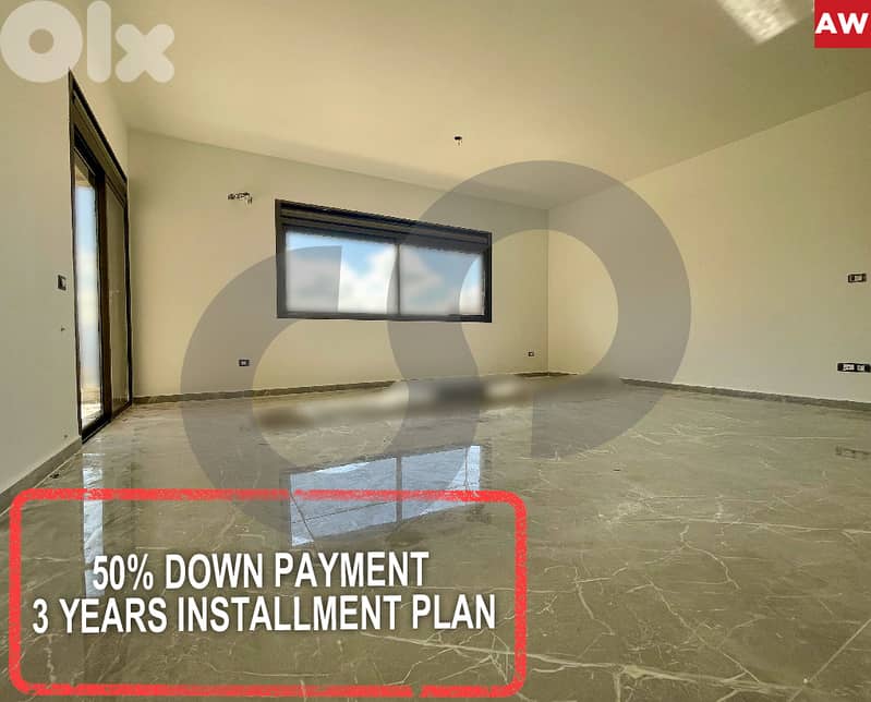 50% Down payment -Installment plan-Mar moussa/مار موسى REF#AW114454 0