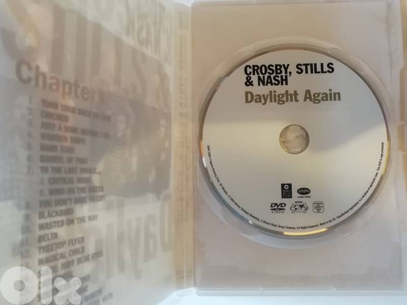 Crosby Stills & Nash "Daylight again" DVD 1