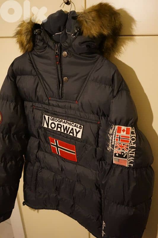 Men Puffer Down Jacket Geographical Norway 3