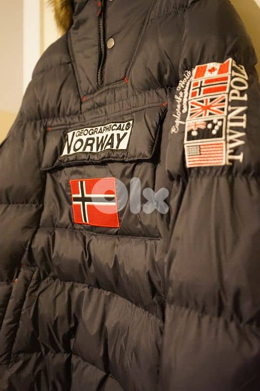 Men Puffer Down Jacket Geographical Norway 4