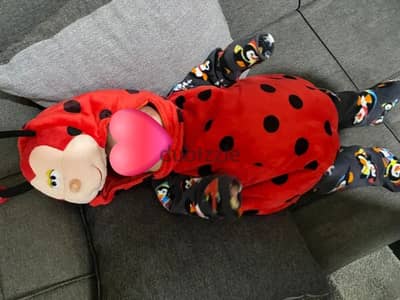 lady bug halloween costume baby girl size 1
