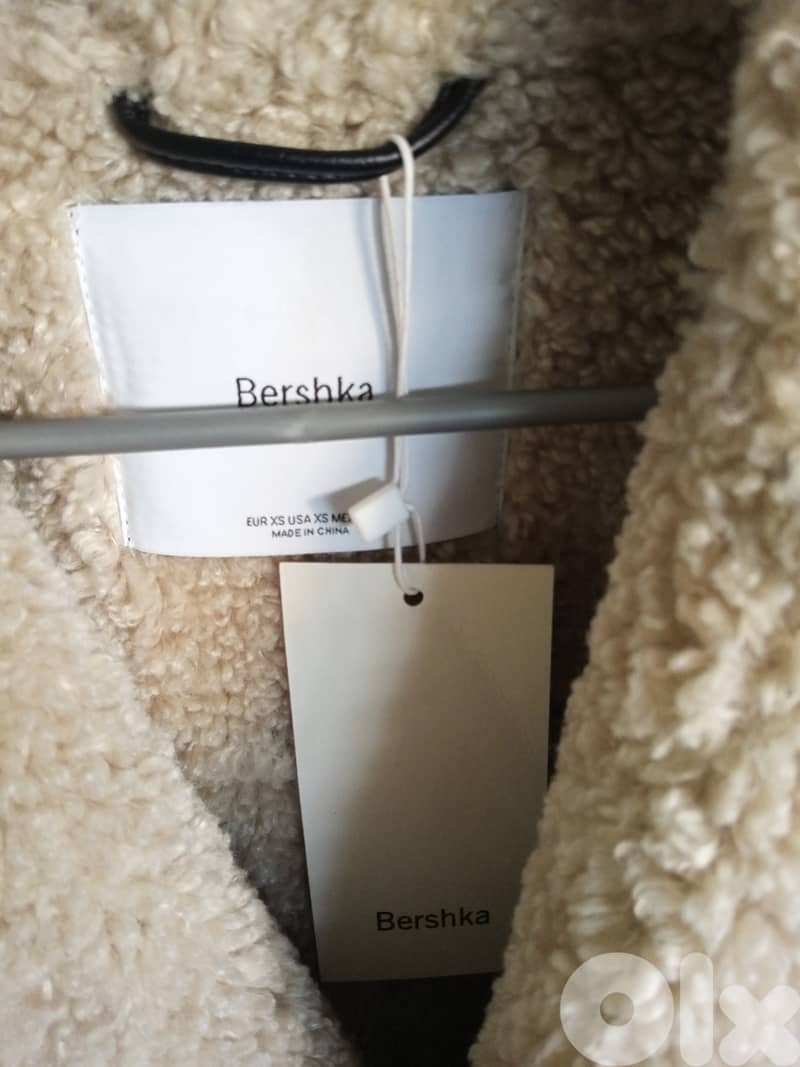 Bershka Leather Wool Jacket 3