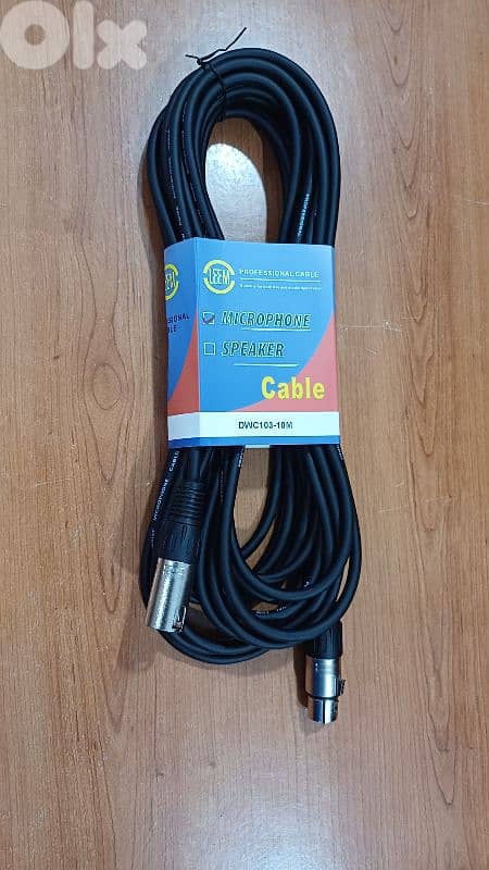cable xlr 10m new not used 1