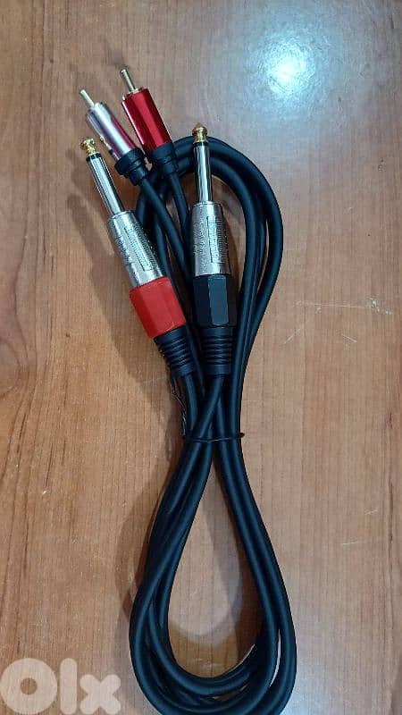 cable rca to jack 2m 0