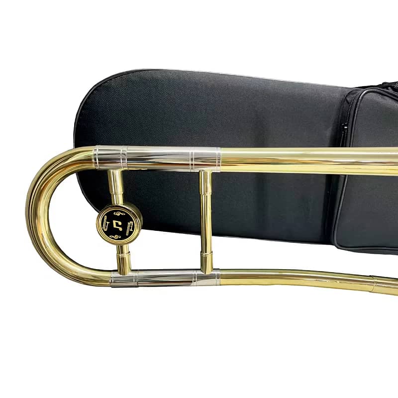 Aiersi Gold Lacquer Bb Alto Trombone 2