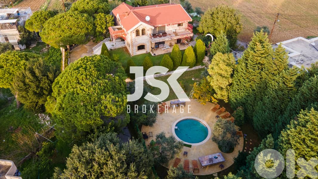 L16424- Villa With Panoramic View & Garden For Rent in Batroun 0