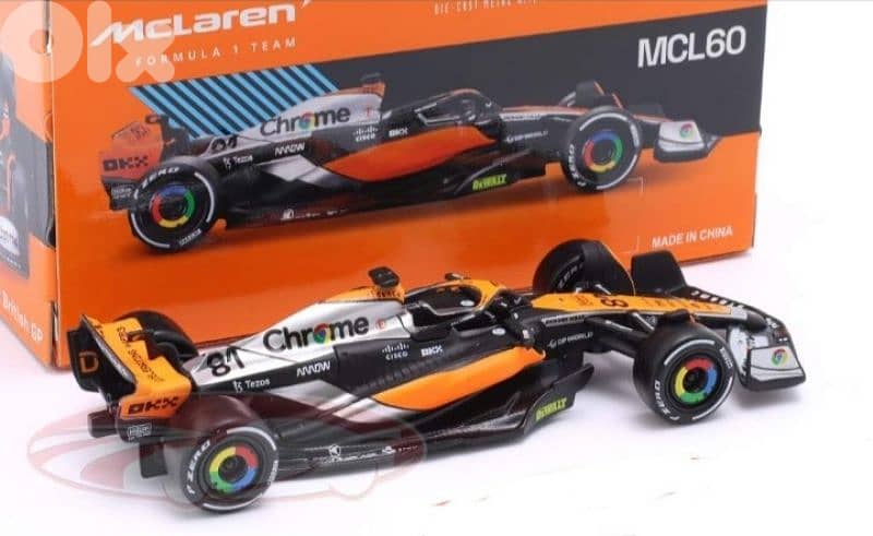 Mclaren MCL60 #81 (2023) diecast car model 1;43. 4
