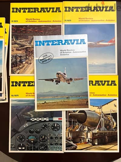 Rare 25th Anniversary Issue of Interavia Magazine - 1971