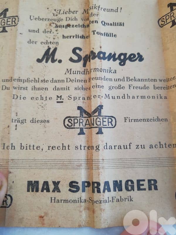 old Germany harmonica 1893 4