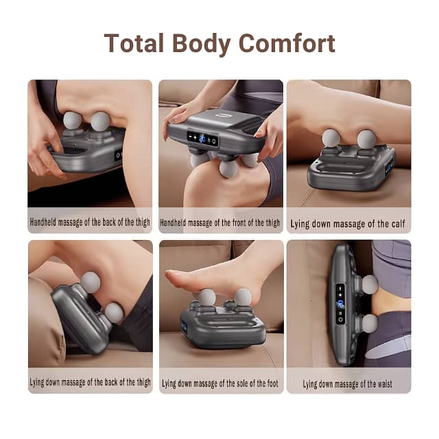 Handheld Massage Gun – 4 Heads, 20 Speeds for Pain Relief 5