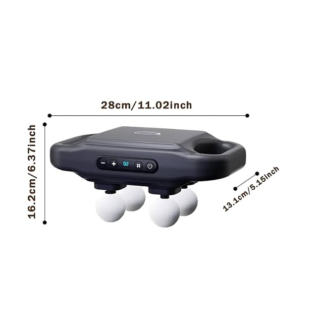 Handheld Massage Gun – 4 Heads, 20 Speeds for Pain Relief 8