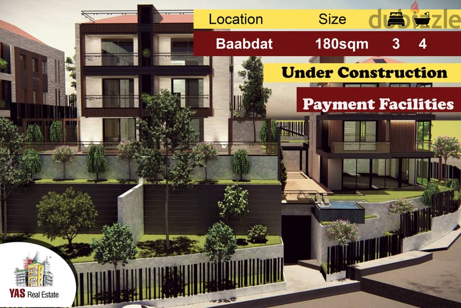 Baabdat 180m2 | Under Construction | Quiet Area | High End | AMK/PA 0