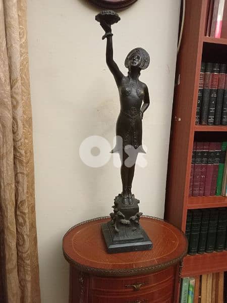 Bronze statue signed A Moreau 0
